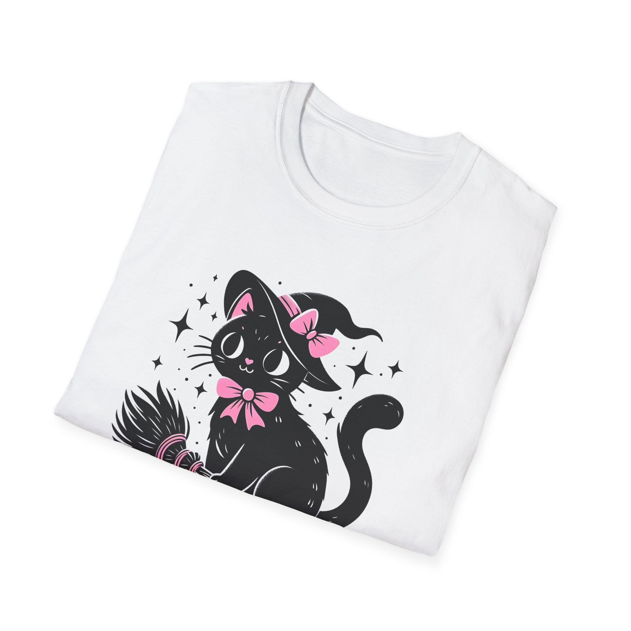 Purrfect Witch, Softstyle T-Shirt