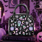 Midnight Coven Handbag, Pastel Goth Vegan Leather Handbag