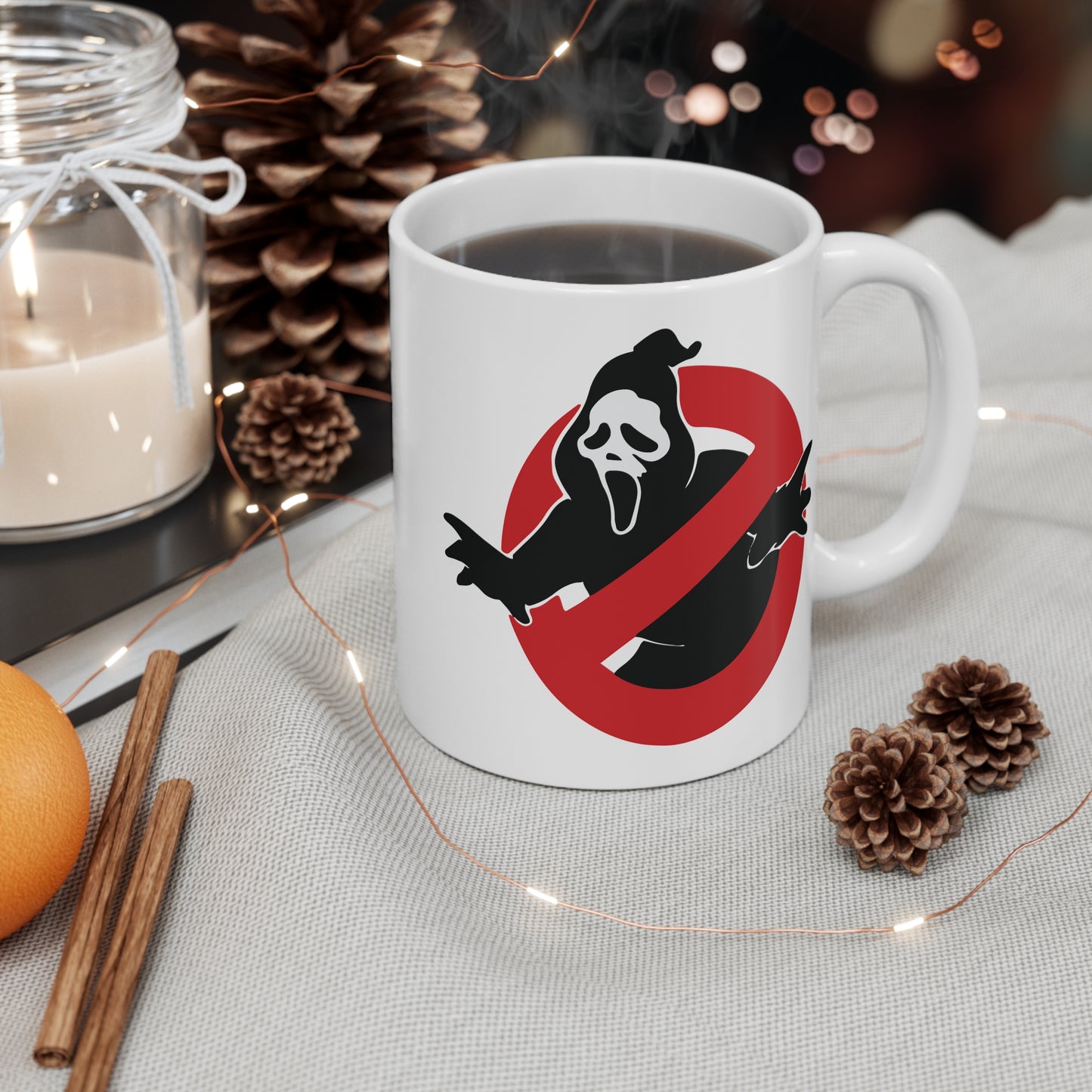 Ghostface Scream Mug, Halloween, Horror movies