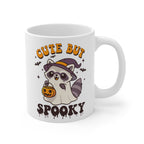 Cute but Spooky, Halloween Mug, cute Racoon