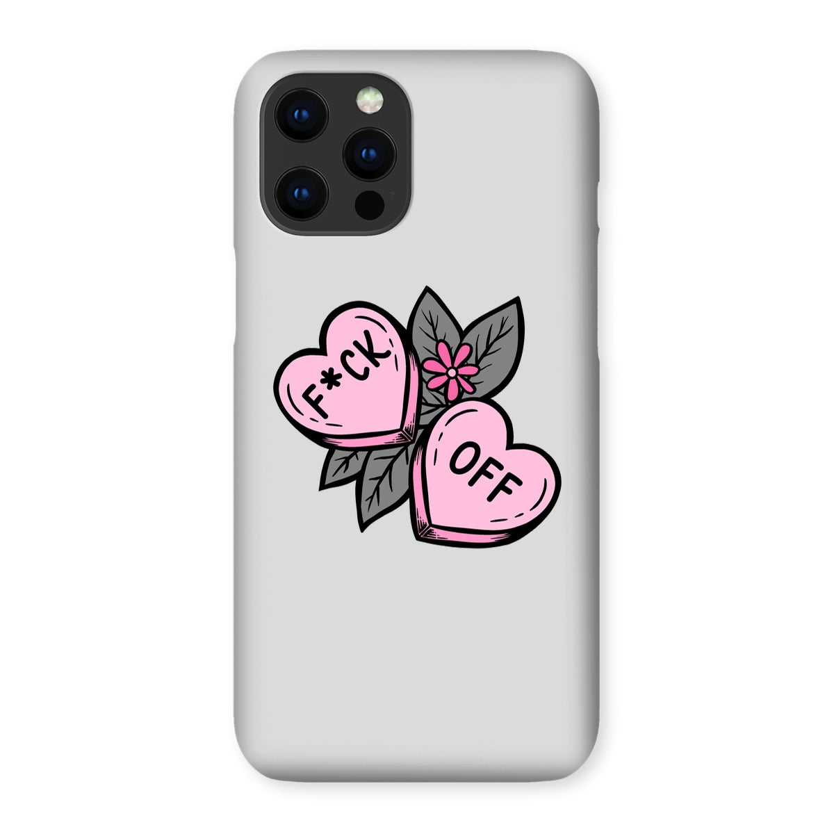 F*ck Off cute tattoo design Snap Phone Case