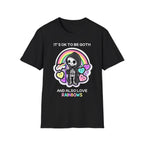 It’s ok to be goth and also love rainbows, T-shirt, up to 5XL, kawaii, pastel goth, pride