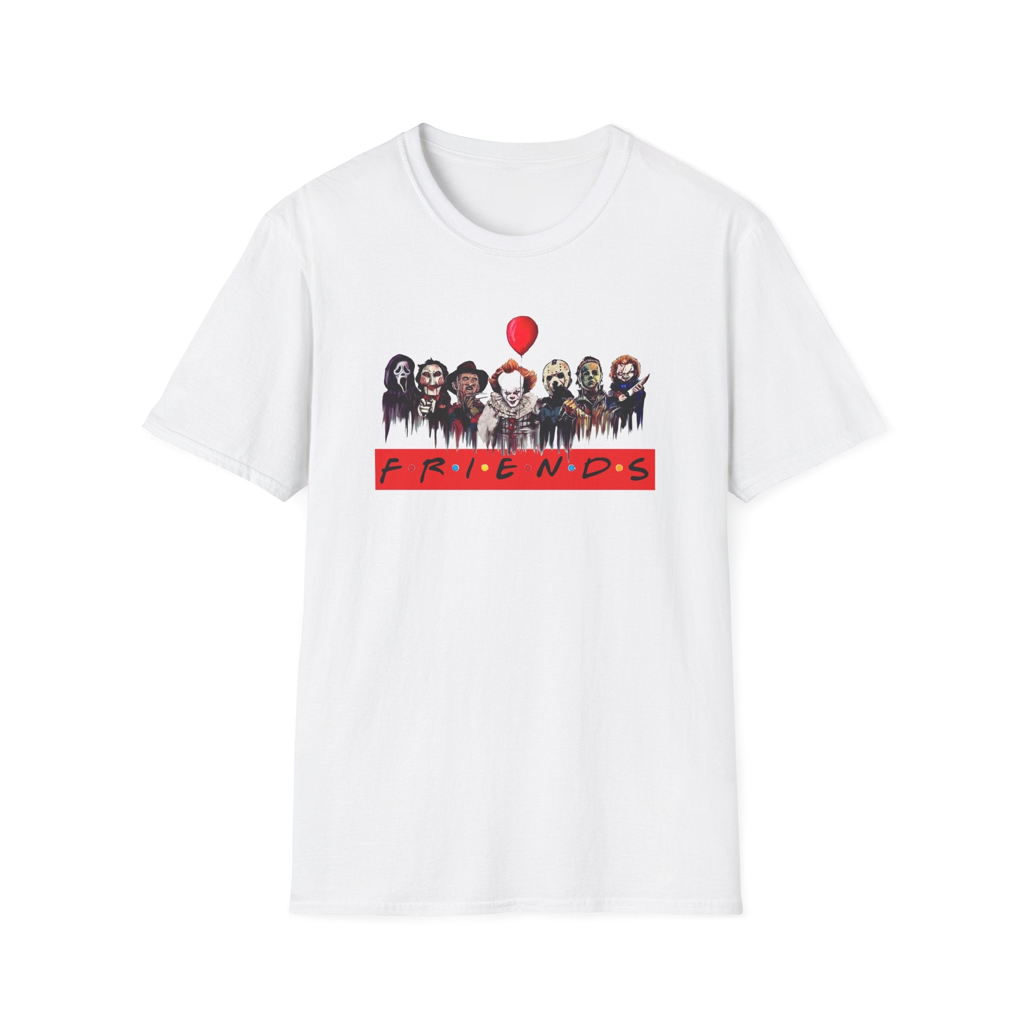 Killer Friends, Halloween Softstyle T-Shirt, up to 5XL, Horror movies