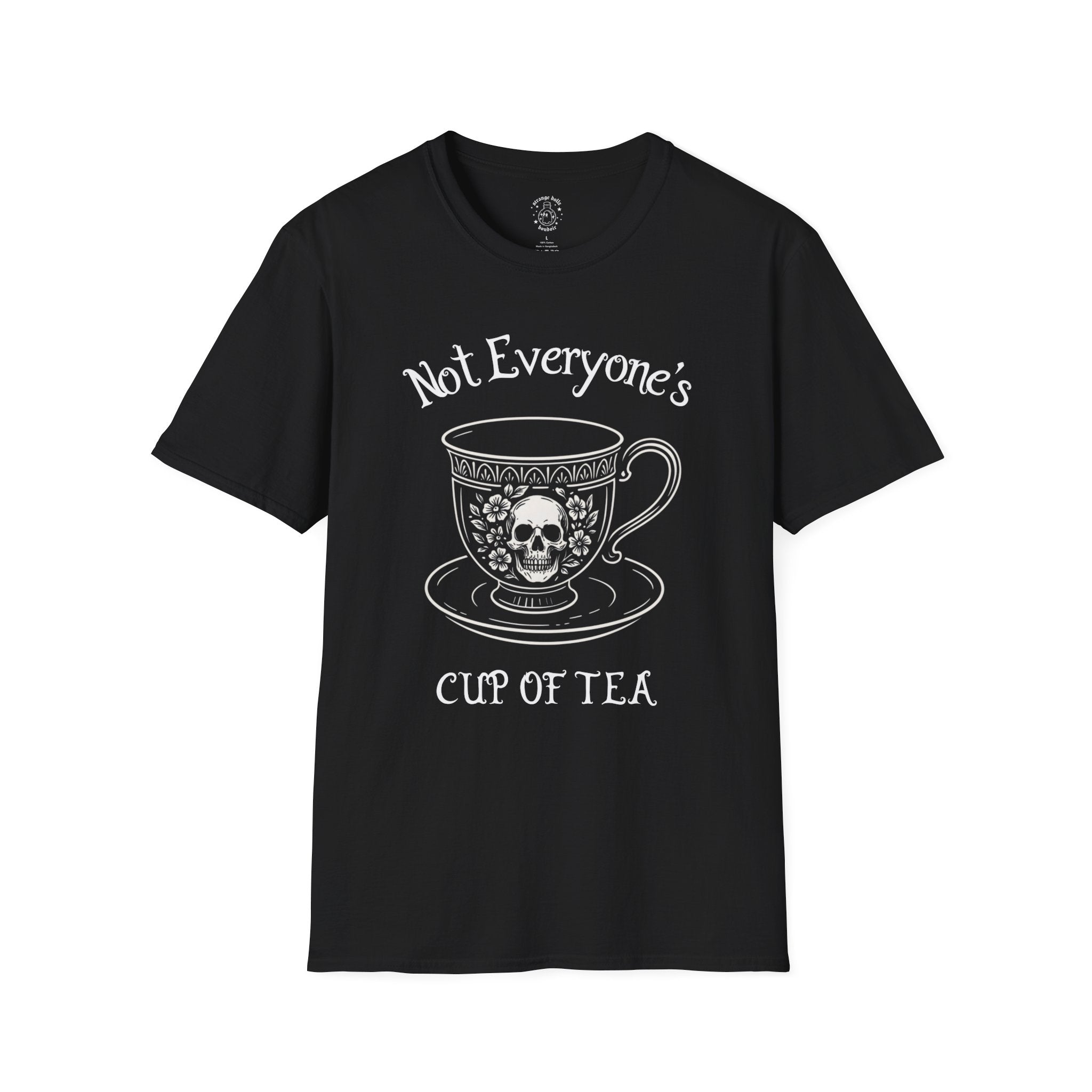 Not everyone’s cup of tea, Goth Softstyle T-Shirt, up to 5XL, Halloween, spooky
