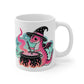 Witchy Dragon Mug, Halloween, Kawaii, Spooky Cute