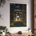 Cute Ghost Fine Art Print, Dark Academia, Goth Wall Decor, Gothic Gallery Wall, Halloween Decor