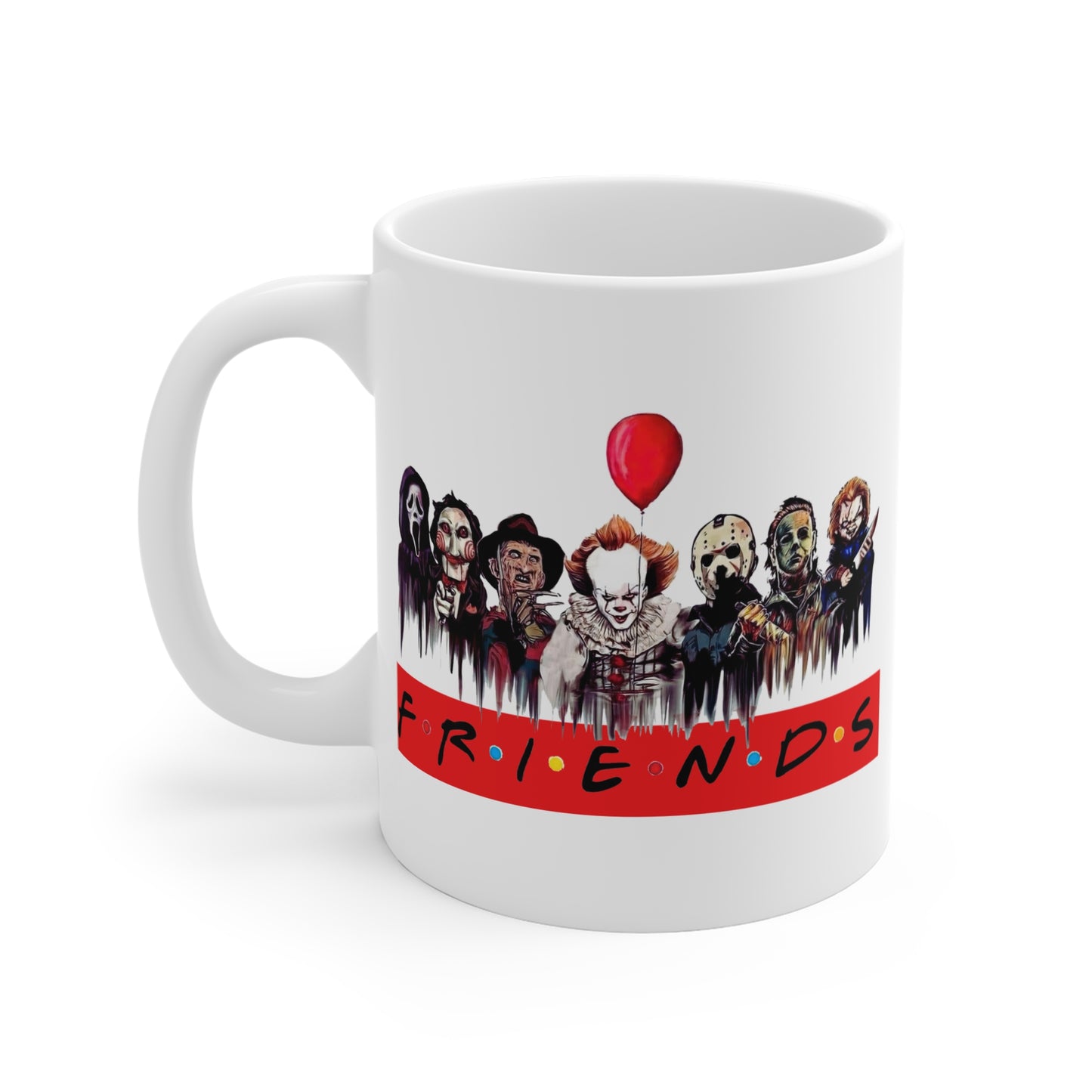 Killer Friends Mug, Horror Movies, Halloween