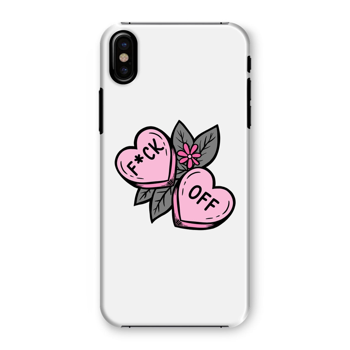 F*ck Off cute tattoo design Snap Phone Case