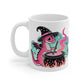 Witchy Dragon Mug, Halloween, Kawaii, Spooky Cute