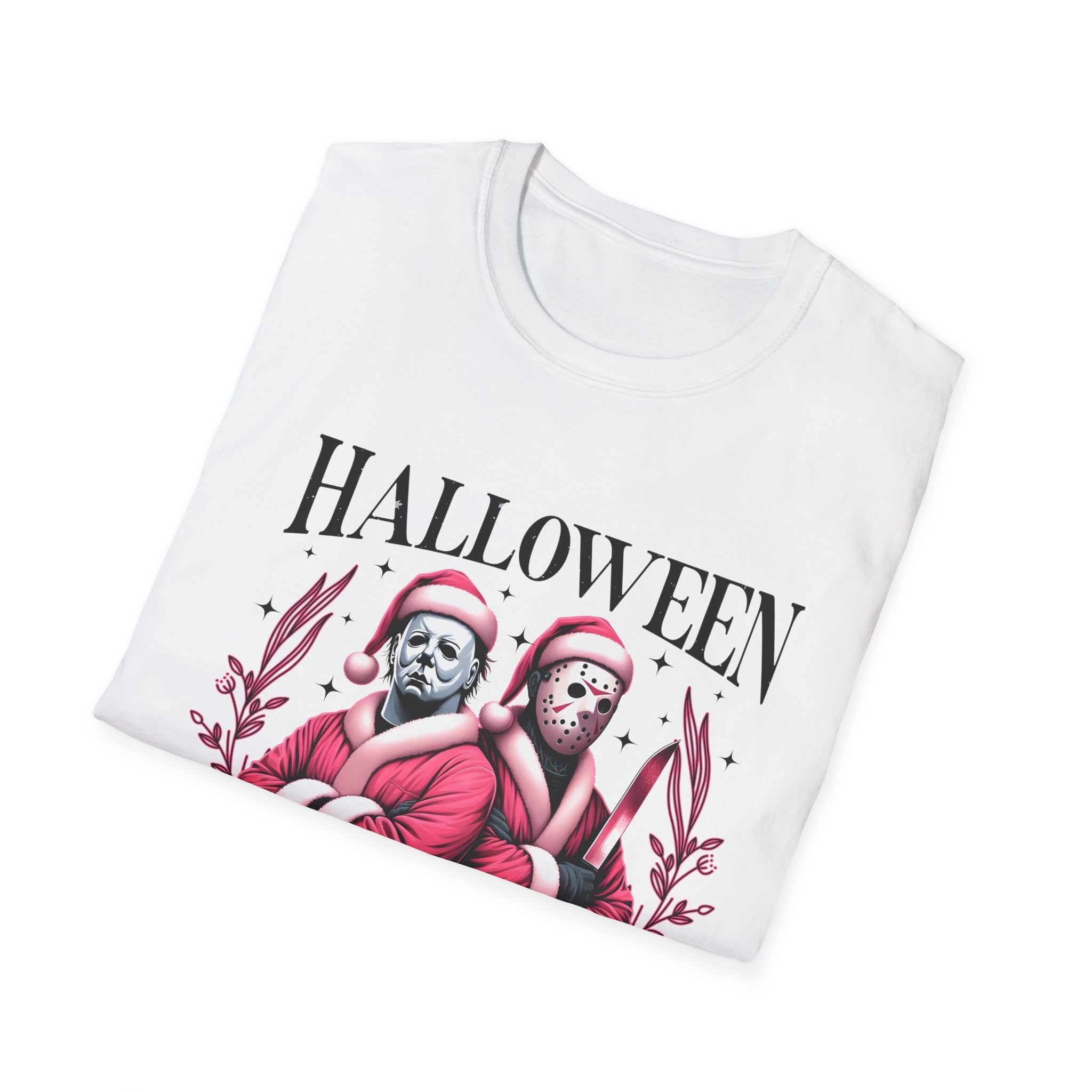 Halloween is my Christmas, Softstyle T-Shirt, up to 5XL, Horror Movie, Jason Voorhees, Michael Myers