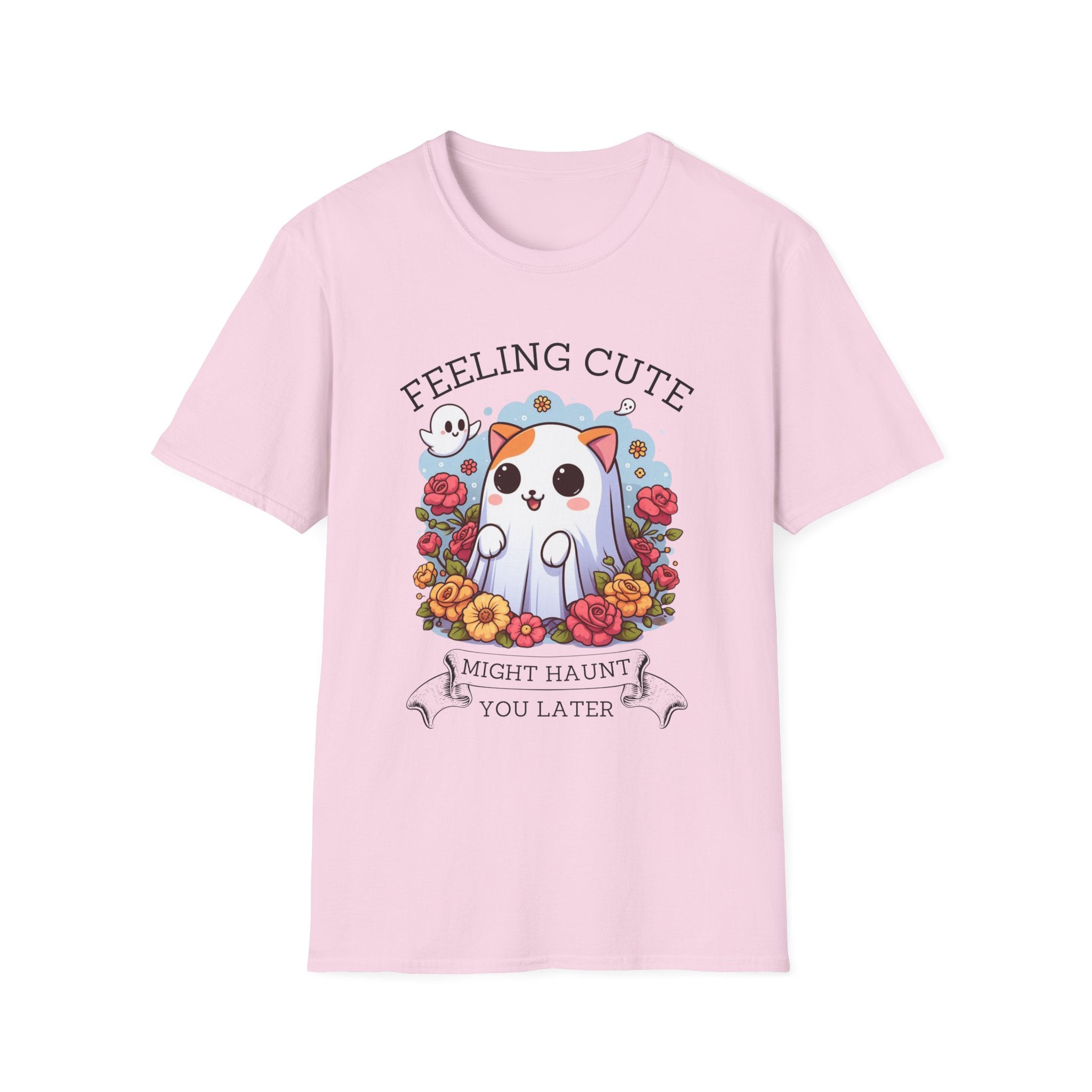 Feeling cute, might haunt you later, Softstyle T-Shirt, Halloween, kawaii, up to 5XL
