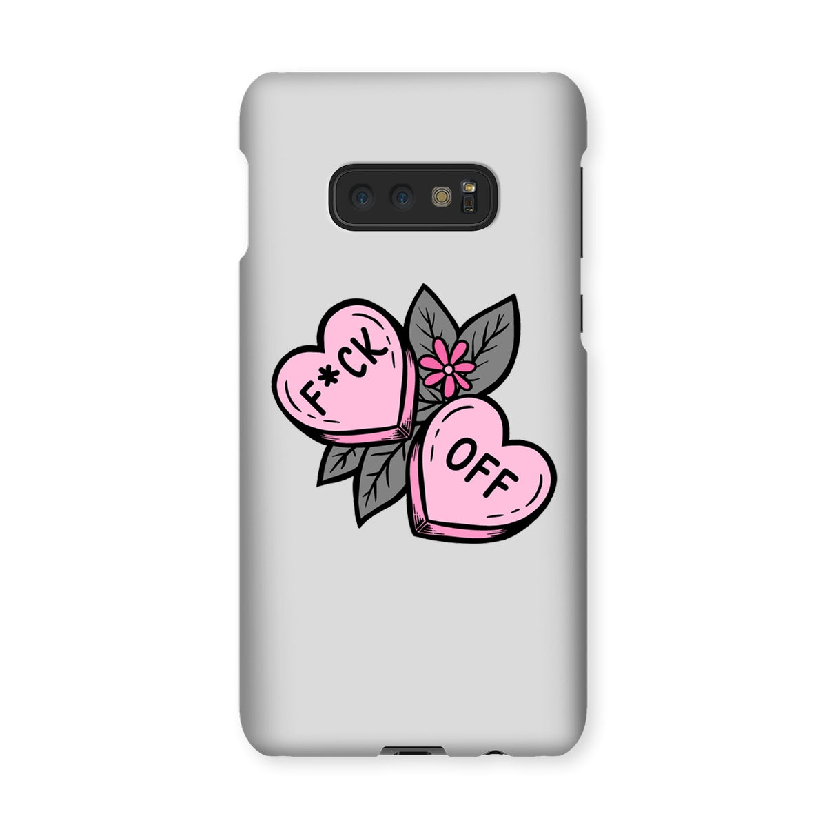 F*ck Off cute tattoo design Snap Phone Case