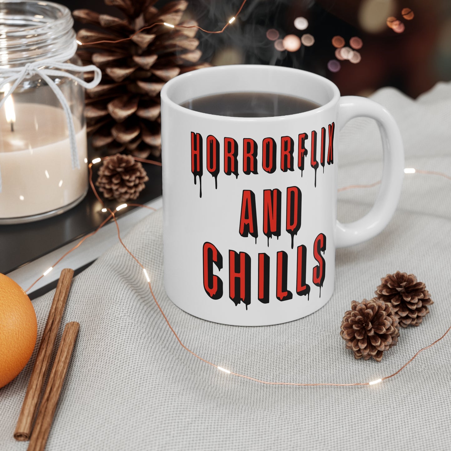 Horrorflix and Chills Mug, Horror movies