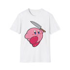 Kirby with knife T-shirt, up to 5XL