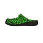 Frankenstein Leopard Print EVA Foam Clogs for Comfortable & Fun Footwear, Garden Shoes, Casual Slippers, Trendy Summer Footwear