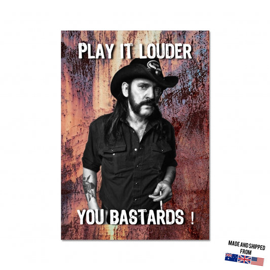 Lemmy Motorhead, rock n roll Wall Art Poster