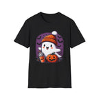 Cute Ghost, Halloween Softstyle T-Shirt, spooky cute, up to 5XL