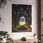 Cute Ghost Fine Art Print, Dark Academia, Goth Wall Decor, Gothic Gallery Wall, Halloween Decor