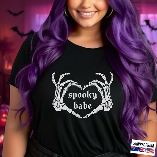 Spooky Babe Short Sleeve T-Shirt