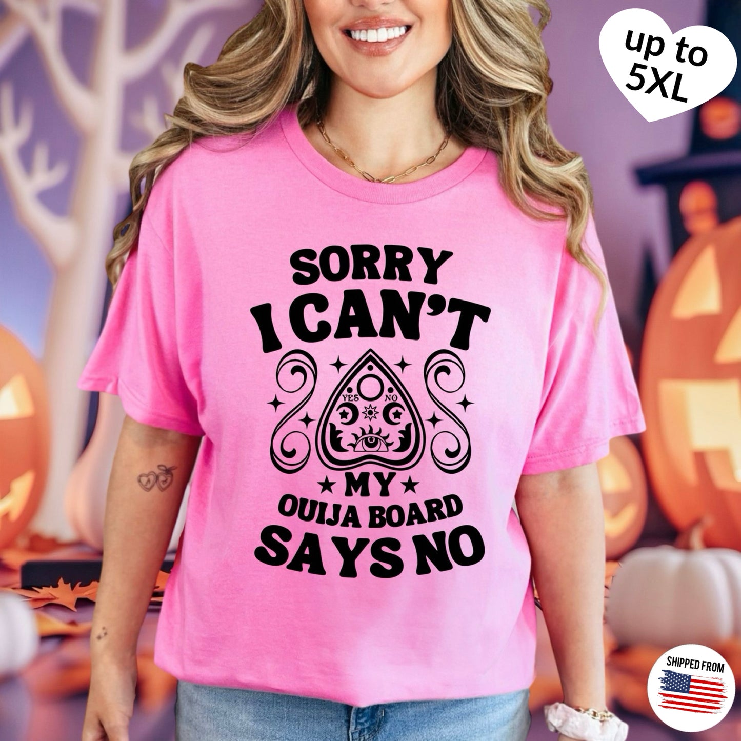 My Ouija Board says NO, Halloween Softstyle T-Shirt