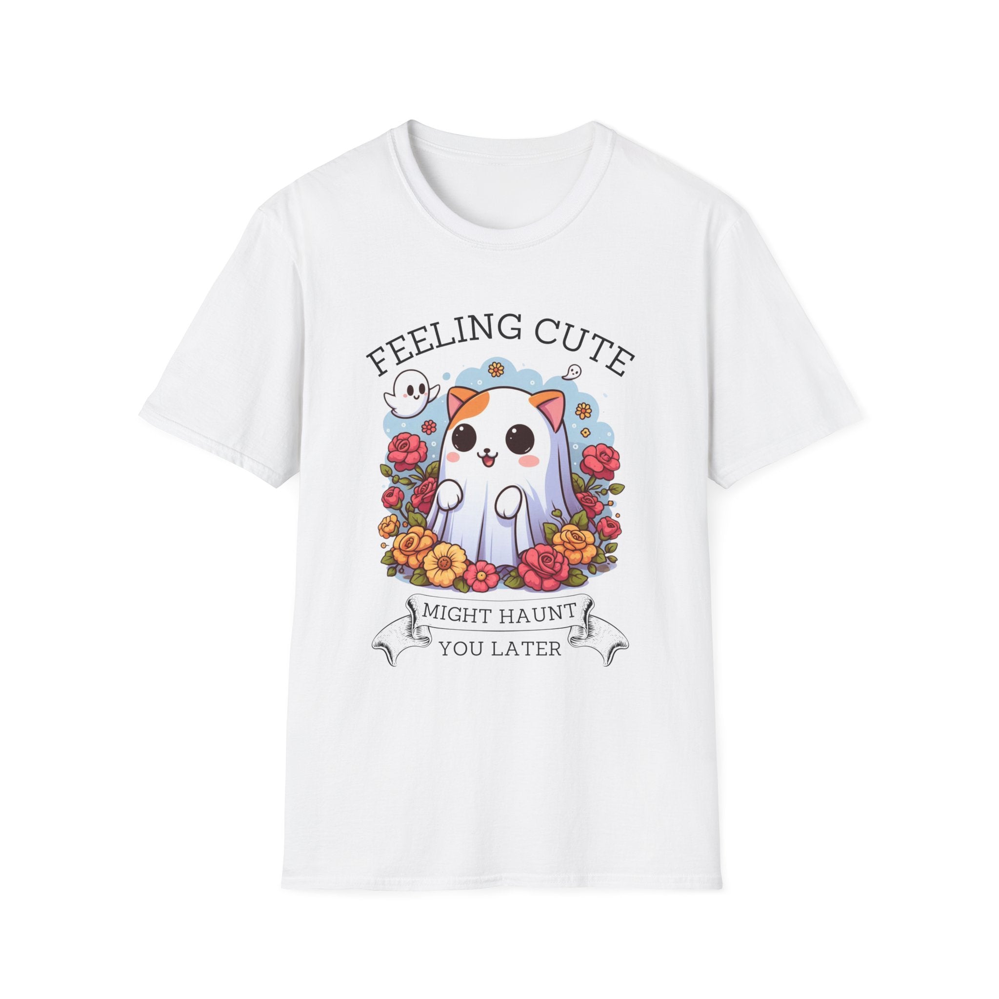 Feeling cute, might haunt you later, Softstyle T-Shirt, Halloween, kawaii, up to 5XL