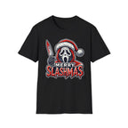 Merry Slashmas, Ghostface, up to 5XL, Softstyle T-Shirt, Christmas, Scream, Horror Movie