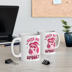 Cute but Spooky, Halloween Mug, cute Racoon