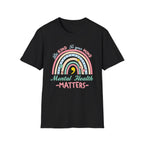 Mental Health Matters, Softstyle T-Shirt, rainbow, pastel