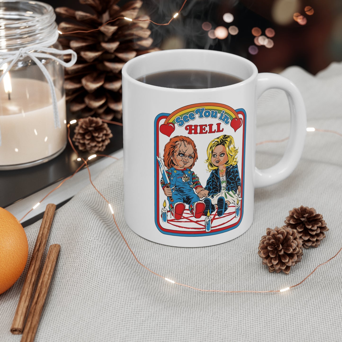 Chucky Valentine’s Mug, Horror Movie, Halloween