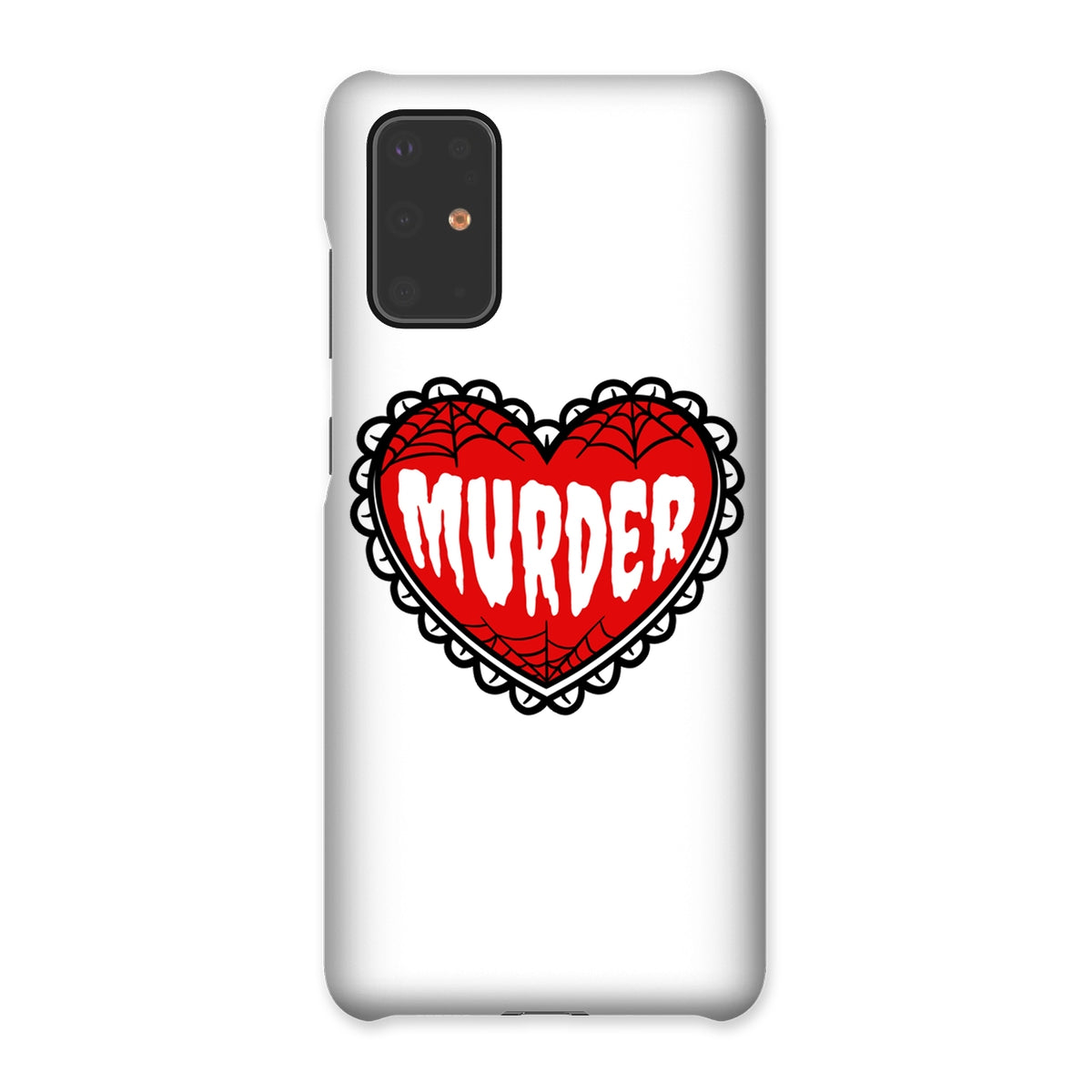 Murder, cute heart design Snap Phone Case