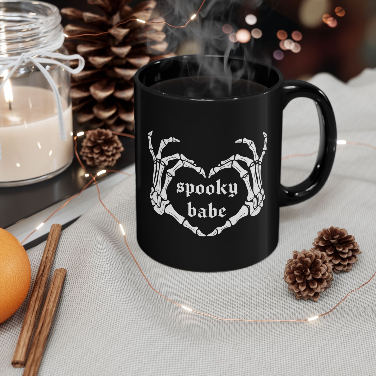 Spooky Babe Skeleton Mug