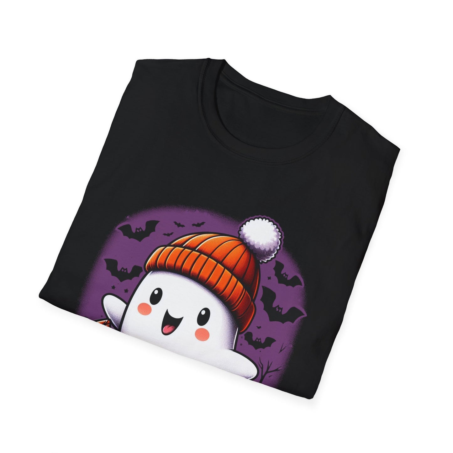 Cute Ghost, Halloween Softstyle T-Shirt, spooky cute, up to 5XL