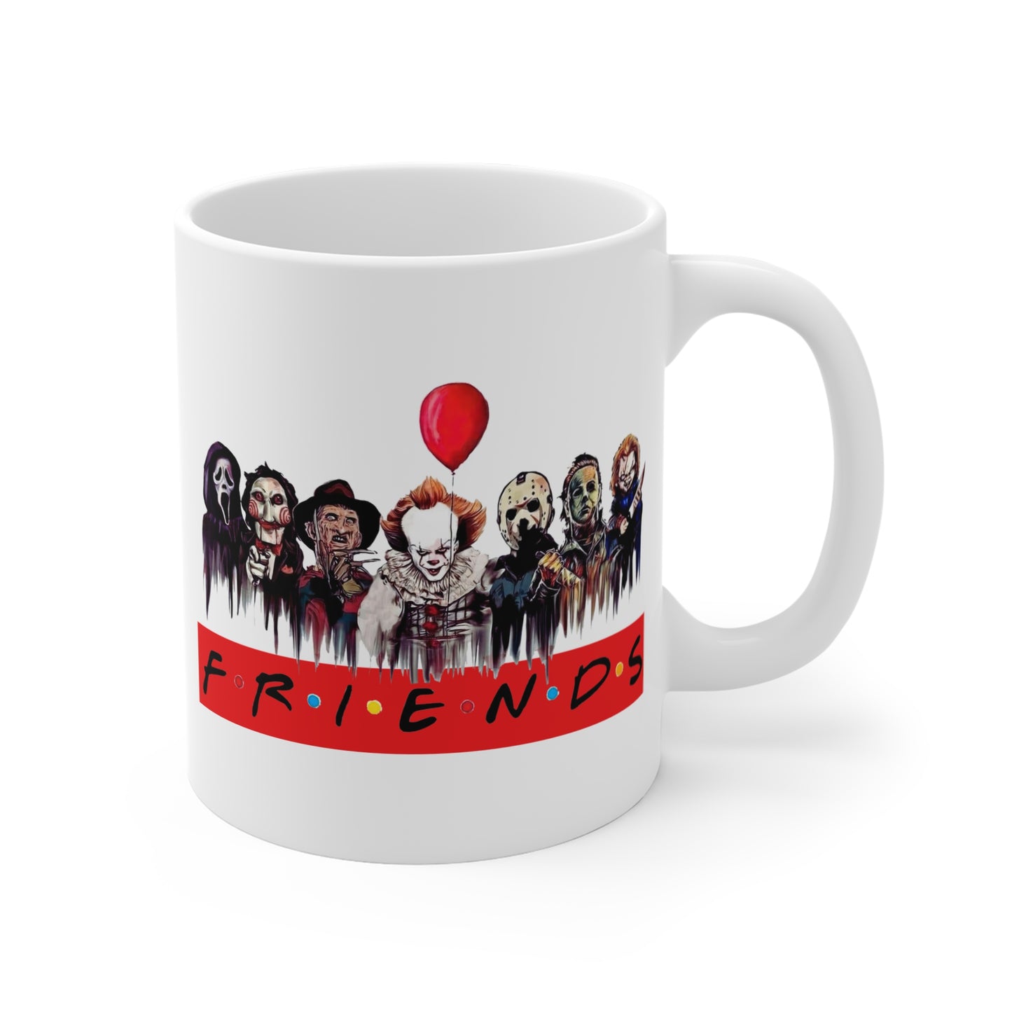 Killer Friends Mug, Horror Movies, Halloween