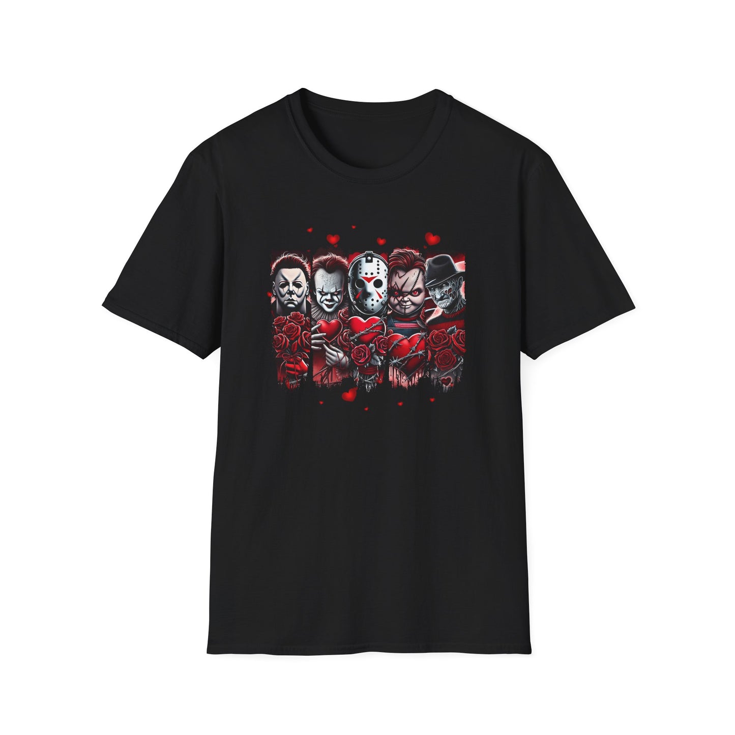 Valentine’s Killers Softstyle T-Shirt, Horror Movies, Halloween