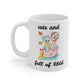 Cute and full of RAGE Mug, cute bear and swan