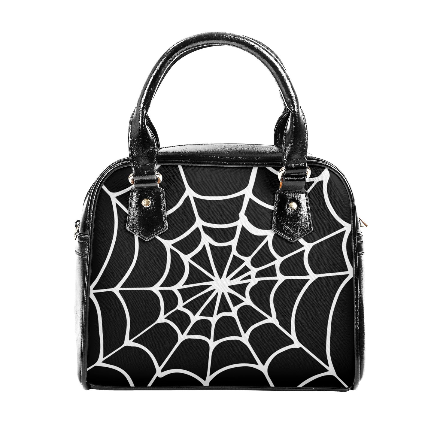 Spiderweb vegan leather gothic Handbag, Halloween