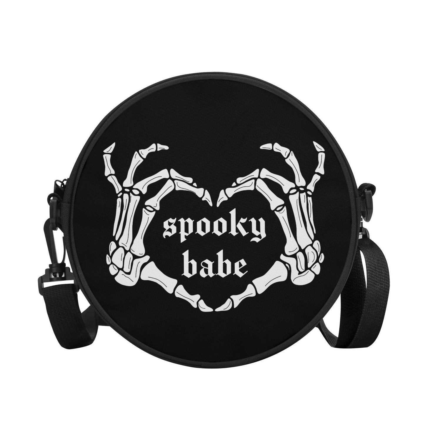 Spooky Babe Round Handbag, Halloween, Goth