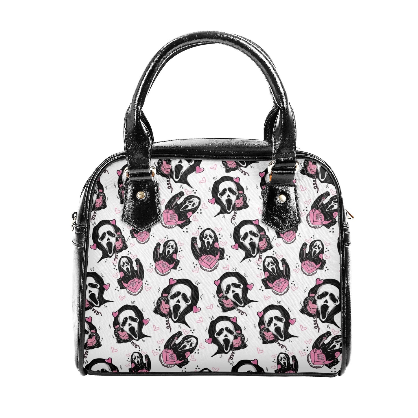 Ghostface Vegan Leather Gothic Handbag, Scream, Horror Movie