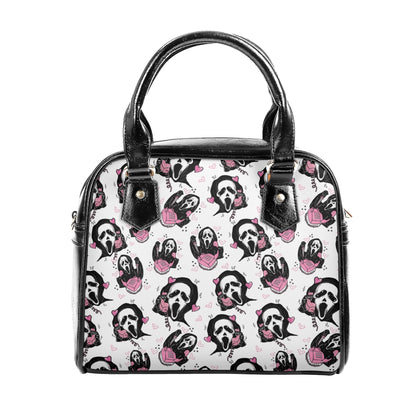 Ghostface Vegan Leather Gothic Handbag, Scream, Horror Movie