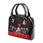 Killer Friends, Vegan Leather Gothic Handbag, Halloween, Horror Movies, Ghostface, Pennywise