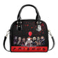 Killer Friends, Vegan Leather Gothic Handbag, Halloween, Horror Movies, Ghostface, Pennywise