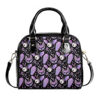 Spooky Bats Vegan Leather Handbag, Halloween, Goth