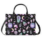 Midnight Coven Handbag, Pastel Goth Vegan Leather Handbag