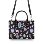 Midnight Coven Handbag, Pastel Goth Vegan Leather Handbag
