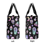 Midnight Coven Handbag, Pastel Goth Vegan Leather Handbag