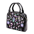 Midnight Coven Handbag, Pastel Goth Vegan Leather Handbag