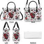 Gothic Botanical vegan leather handbag