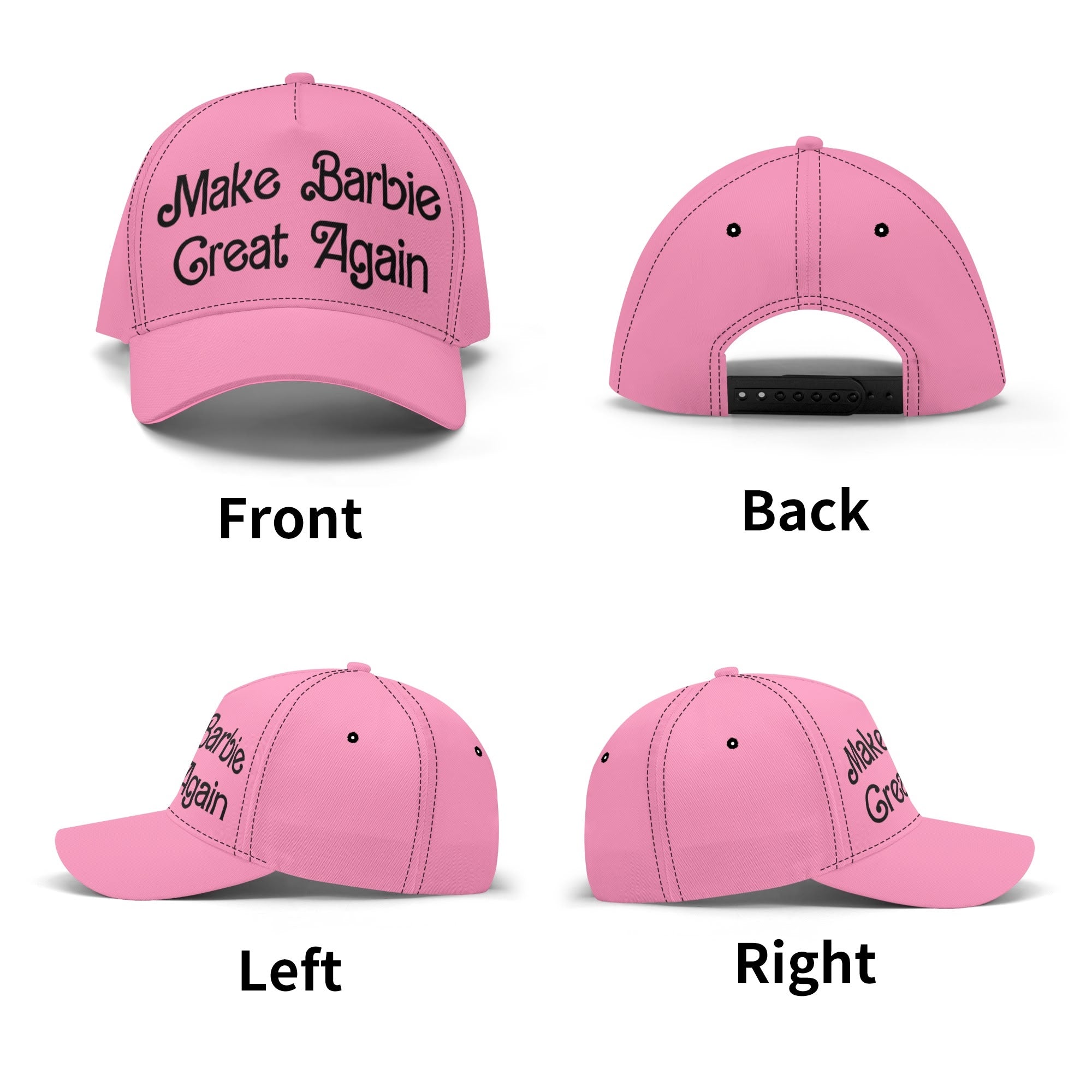 Make Barbie Great Again, Pink Baseball Cap, parody hat