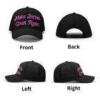 Make Barbie Great Again, Black Baseball Cap, parody hat