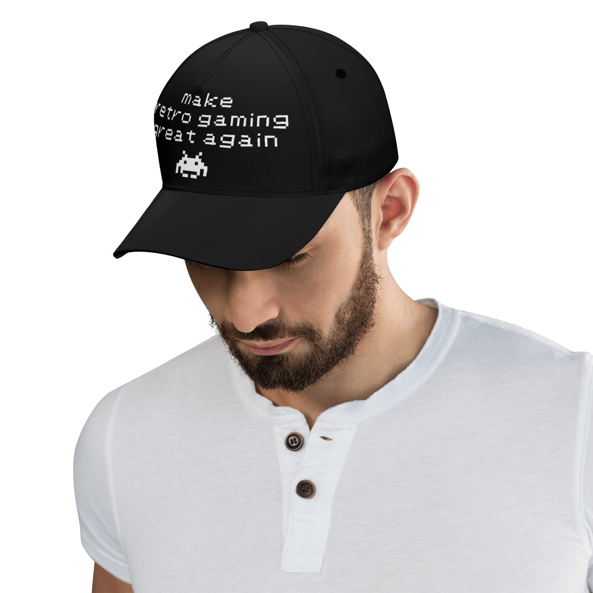 Retro Gaming Baseball Cap, parody hat